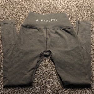 Gray alphalete leggings